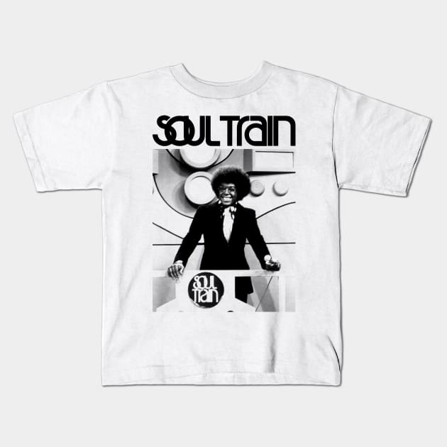 Soul Train Retro Kids T-Shirt by idontwannawait